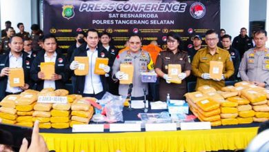 Pemkot Apresiasi Polres Tangsel Ungkap Peredaran 140 Kg Ganja