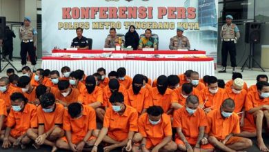 Polres Metro Tangerang Kota Ungkap 127 Kasus Curanmor