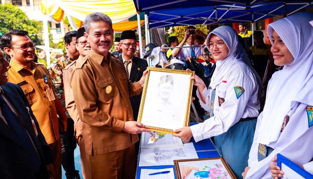 Pjs Walikota Hadiri Nilmatan Job Fair di SMK Negeri 5 Tangsel