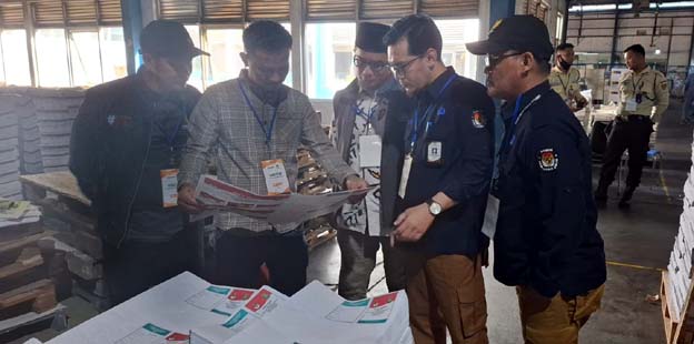 KPU Kota Tangerang Cetak 1.414.274 Lembar Surat Suara