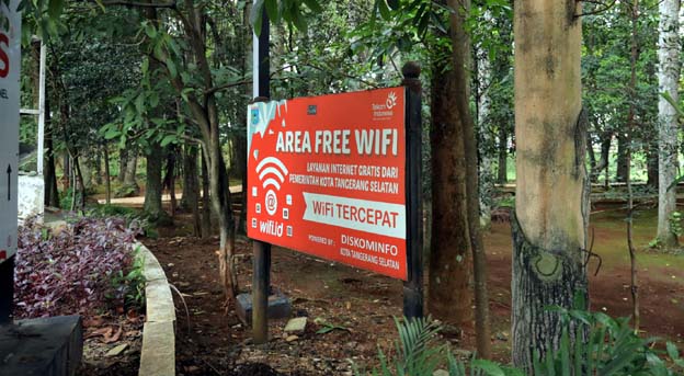 Pemkot Tangsel Pasang 1.078 Wifi Gratis di Ruang Publik