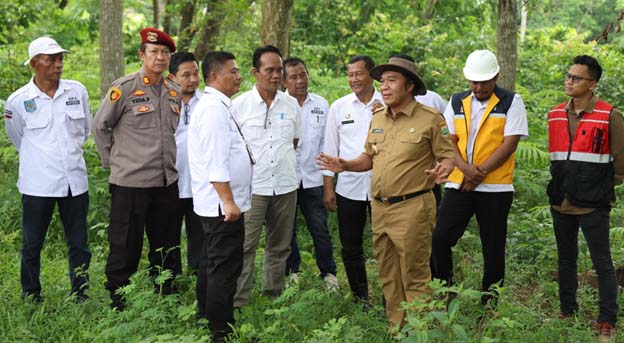 Al Muktabar Tinjau Lokasi Pembangunan TPSA Regional di Lebak