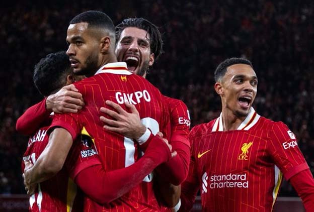 Cody Gakpo dan Mohamed Salah Bawa Liverpool Kalahkan City