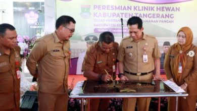 Pj Bupati Resmikan Klinik Hewan Pemkab Tangerang