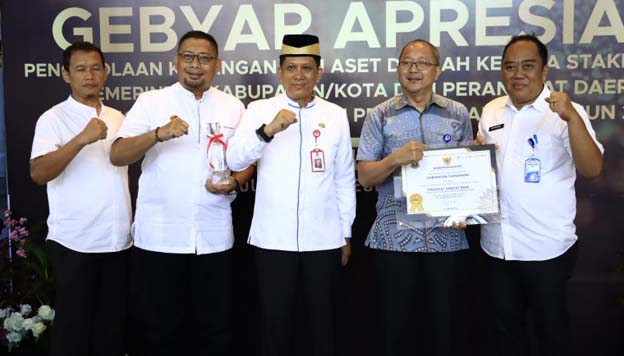 Pemkab Tangerang Peringkat 2 Pengelolaan Keuangan dan Aset Daerah Terbaik Se-Banten