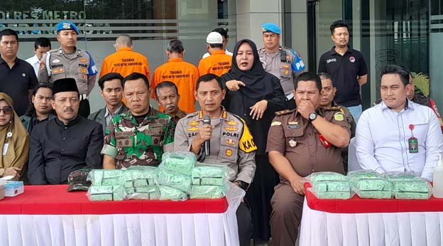 Polresto Tangkot Ungkap 2 Kasus Narkoba dengan 7,7 Kg Sabu