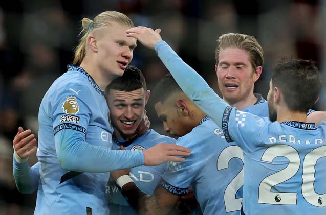 Man City Raih Kemenangan Beruntun Atas West Ham United