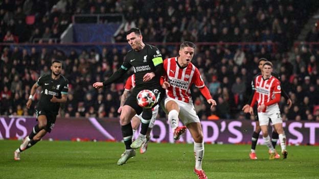 Liverpool Menempati Posisi Puncak di UCL Meski Dikalahkan PSV 3-2