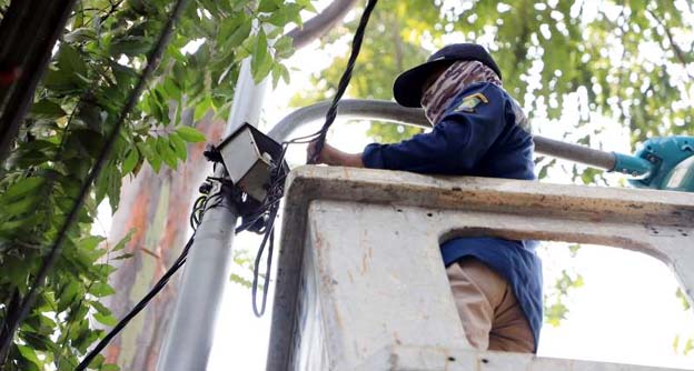 Dishub Kota Tangerang Layani Laporan PJU Padam Saat Libur