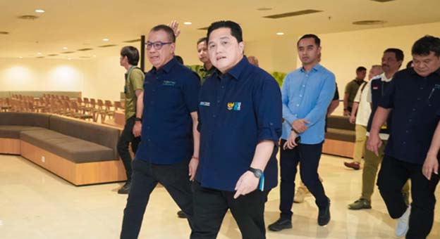 Erick Thohir Optimalkan Pelayanan Umrah di Bandara Soetta