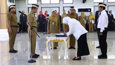 Pj Bupati Lantik 60 ASN di Lingkungan Pemkab Tangerang