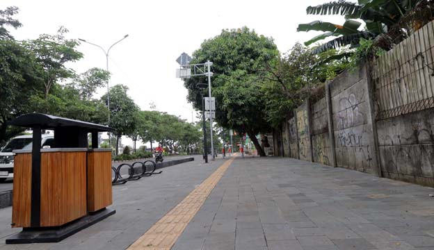 Pedestrian Jalan Raya Ciater Tangsel Hadir dengan Desain Baru