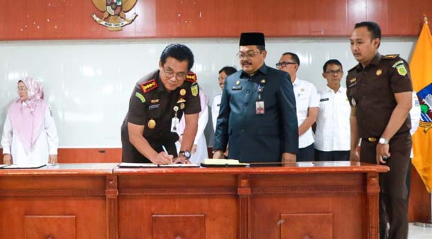 Kejari Serang dan Pemkab Teken PKS tentang Keadilan Restorative