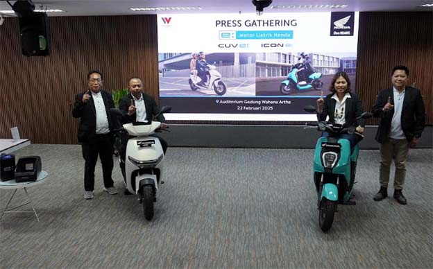 Resmi Meluncur! Dua Sepeda Motor EV Honda ICON e: dan CUV e: