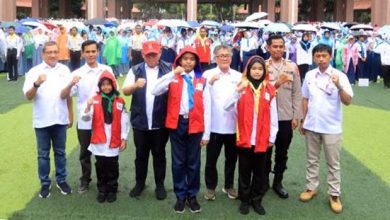 PMI Kota Tangerang Lantik 1.500 Anggota Palang Merah Remaja