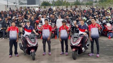 500 Bikers Honda PCX Ditemui Pebalap MotoGP Joan Mir dan Luca Marini