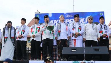 Wakil Ketua DPRD Kota Tangerang Ikuti Aksi Peduli Palestina