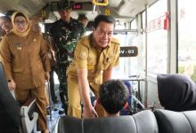 Pemkab Tangerang Luncurkan Ujicoba Angkutan Sekolah Gratis