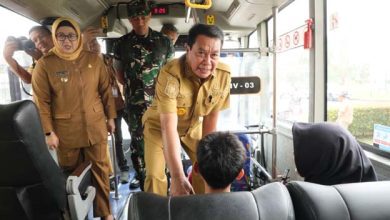 Pemkab Tangerang Luncurkan Ujicoba Angkutan Sekolah Gratis