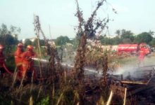 Lapak Barang Bekas di Puri Beta 2 Larangan Ludes Terbakar Api