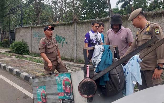 Satpol PP Kota Tangerang Gelar Operasi Penertiban Tunawisma