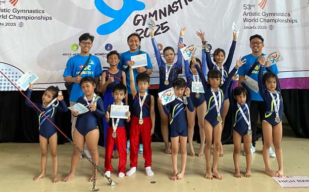 Tangerang Gymnastics Club Borong Medali di Indonesia Open Gymnastics 2025