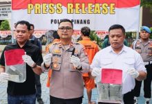 Polsek Pinang Tangkap Dua Pelaku Curanmor dan 10 Motor Disita
