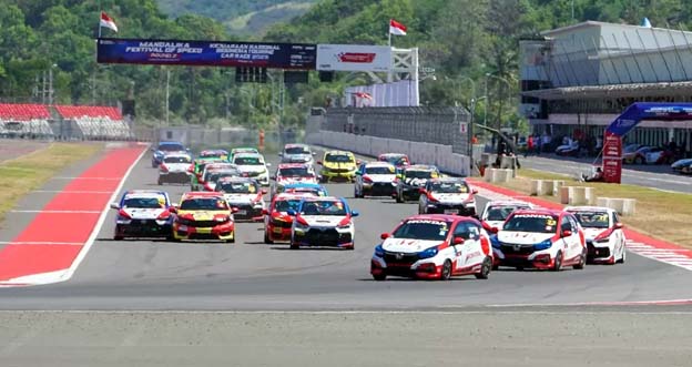 Ratusan Pembalap Nasional Berlaga di Mandalika Festival of Speed 2025