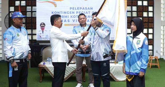 Sachrudin Lepas 109 Atlet Kota Tangerang ke FORNAS 2025