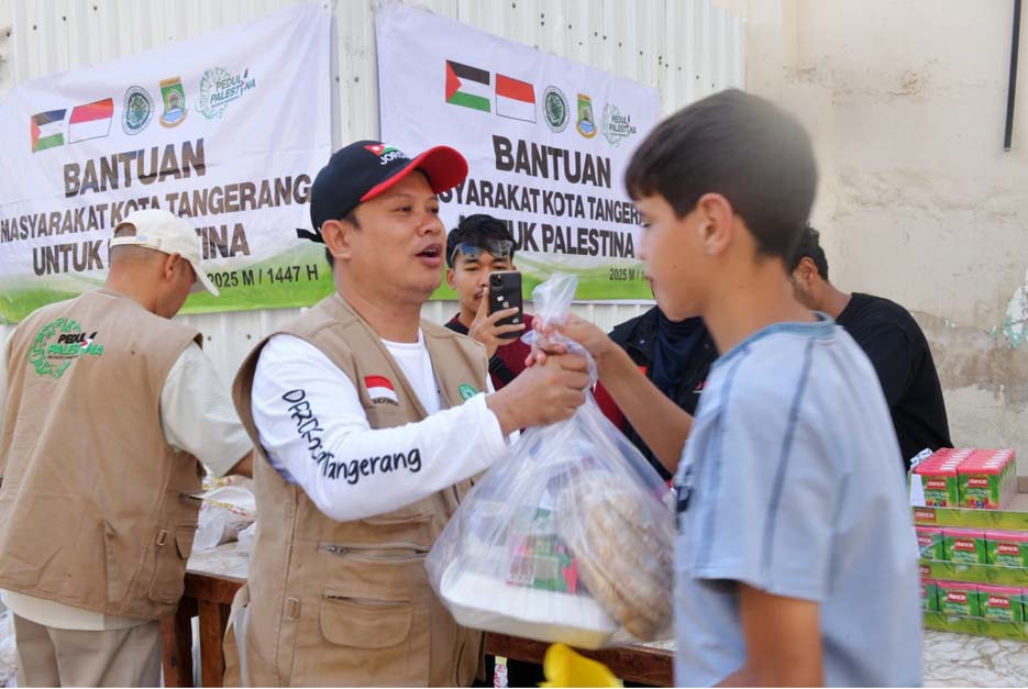 Salurkan Bantuan untuk Palestina, Wakil Ketua DPRD Kota Tangerang: Tanpa Potongan