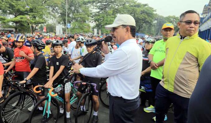 Gowes Kemerdekaan, Sachrudin: Jaga Semangat Persatuan dan Lingkungan