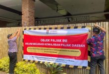 Bapenda Kabupaten Tangerang Segel Restoran Danau Abah Cisauk