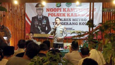 Kapolres Metro Tangerang Kota Gelar Ngopi Kamtibmas di Karawaci