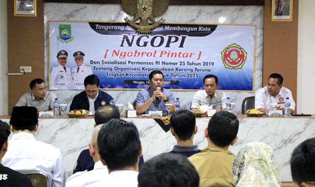 Maryono Hasan Ngobrol Pintar Bareng Karang Taruna di Kecamatan Periuk