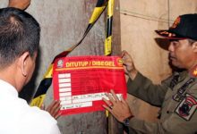 Satpol PP Kota Tangerang Segel Bangunan Diduga Tempat Prostitusi