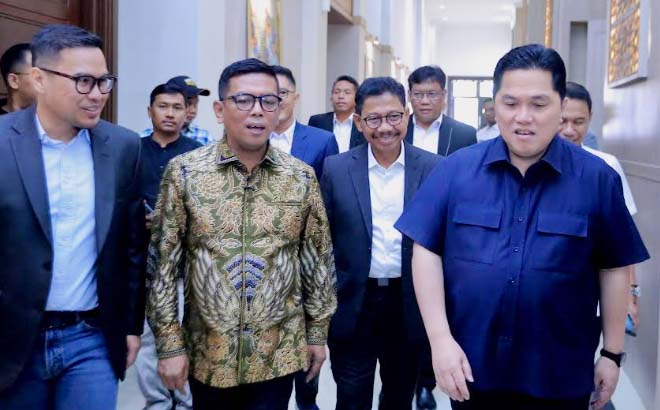 Hadiri Kunjungan Ketum PSSI, Sachrudin: Siap Dukung Sepak Bola Liga 4