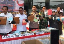 Polres Metro Tangerang Kota Musnahkan Barang Bukti Narkotika