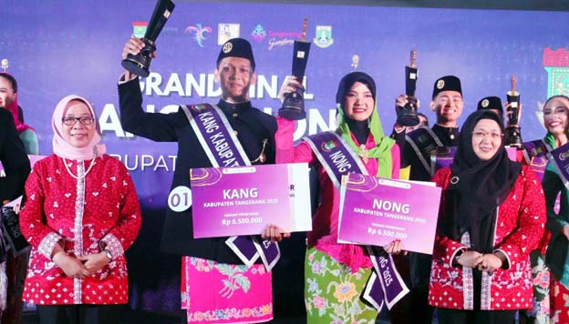 Farhan dan Regina Terpilih Kang dan Nong Kabupaten Tangerang 2025