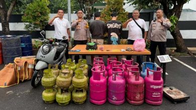 Polsek Pinang Ungkap Kasus Gas Oplosan, Dua Pelaku Ditangkap