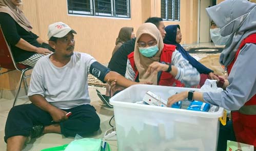 Pemkot Tangsel Siagakan Nakes di Posko Kebakaran Asrama Polsek Serpong