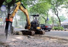 Pemkot Tangsel Lanjutan Revitalisasi Pedestrian di Ciater