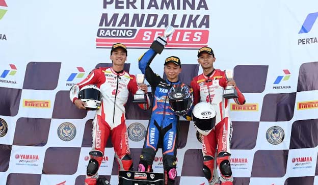 Dua Pebalap Astra Honda Dominasi Podium 600cc di Sirkuit Mandalika