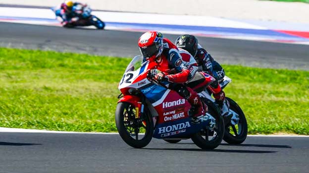 Pebalap Astra Honda Tembus 5 Besar di JuniorGP San Marino