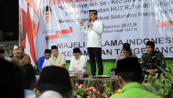 Hadiri Deklarasi Damai, Sachrudin: Kota Tangerang adalah Rumah Kita
