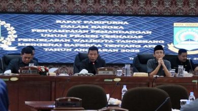 DPRD Kota Tangerang Gelar Rapat Paripurna Pandangan Umum Fraksi atas RAPBD 2026