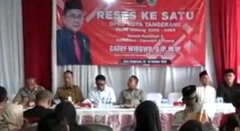 Anggota Komisi III DPRD Kota Tangerang, Gatot Wibowo Serap Aspirasi Warga Kunciran
