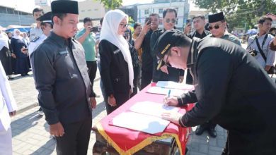 Walikota Serang Lantik 269 Pejabat Pemkot di Pasar Kepandean