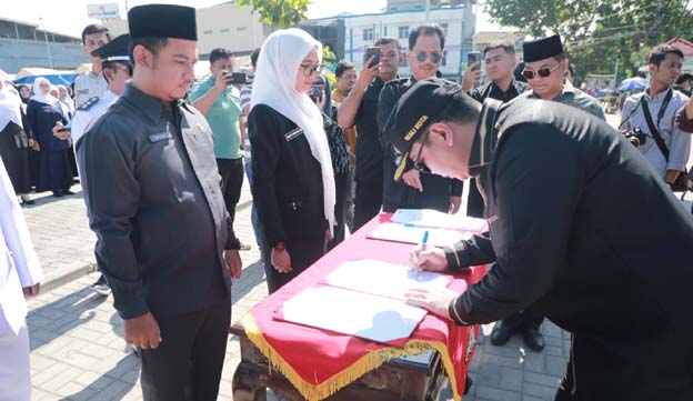 Walikota Serang Lantik 269 Pejabat Pemkot di Pasar Kepandean