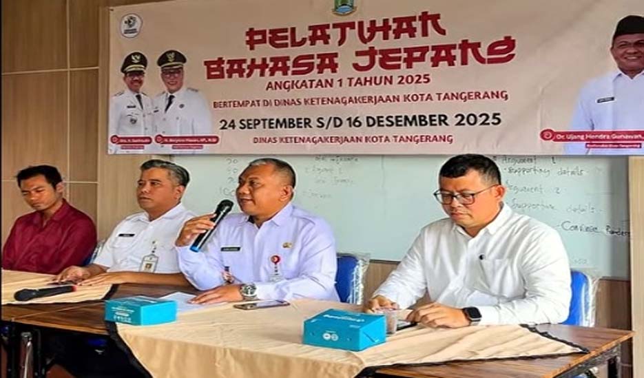 Disnaker Kota Tangerang Buka Pelatihan Bahasa Jerman dan Korea Secara Gratis
