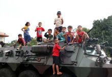HUT ke-80 TNI, Joy Ride Rantis Anoa Meriahkan Kota Tangerang
